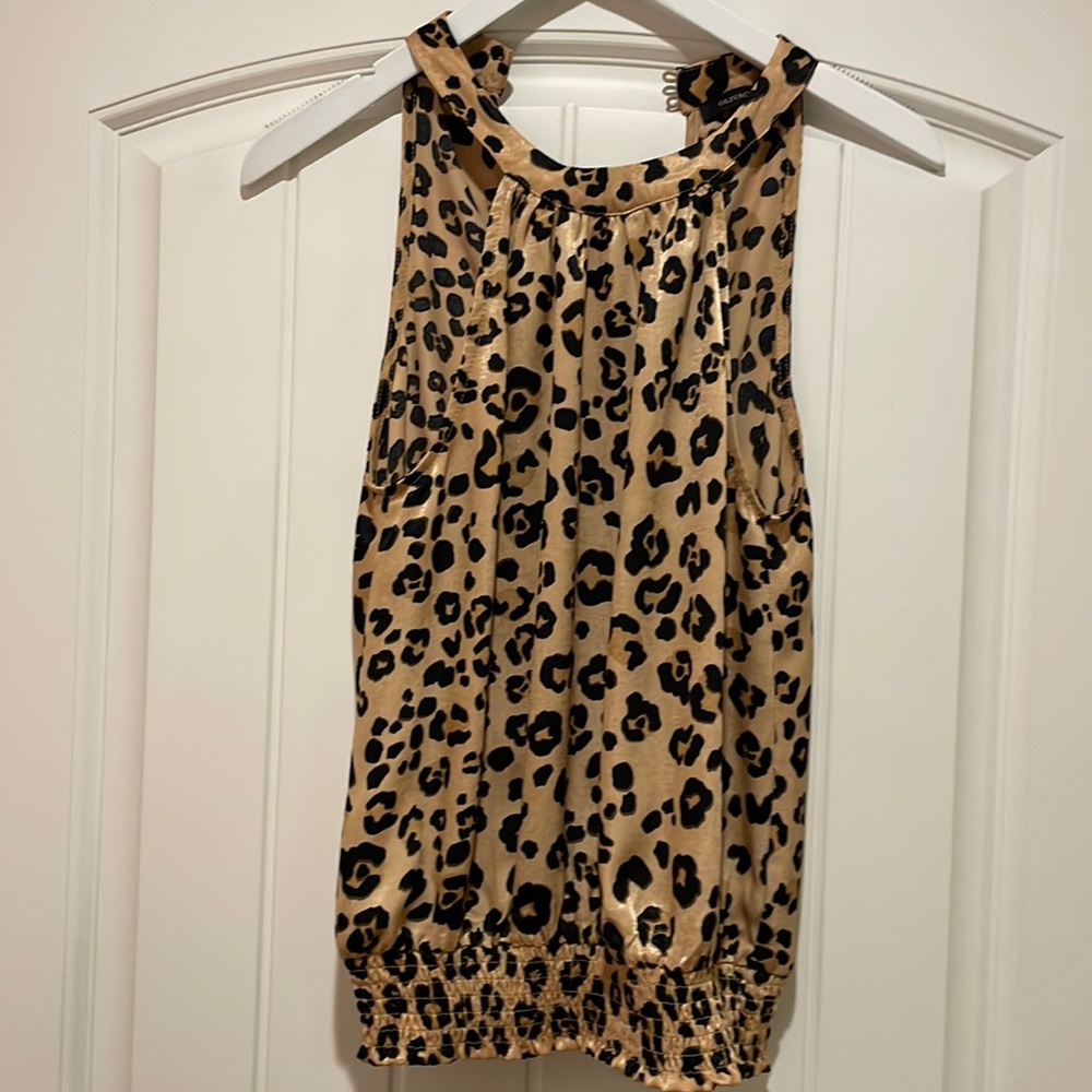 Leopard Halter Shirt